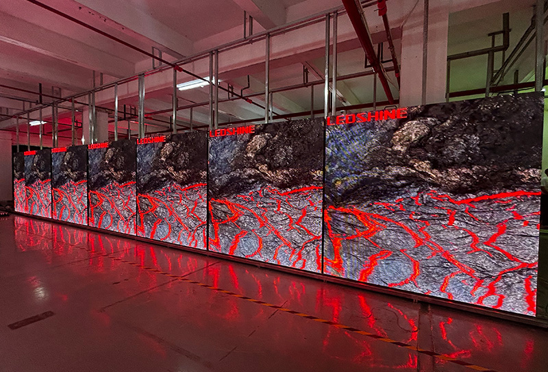 196sqm Wing-Pro P3.9 outdoor black LEDs delivered to Europe. 